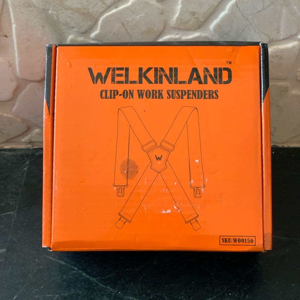 WELKINLAND | Clip on Work Suspenders